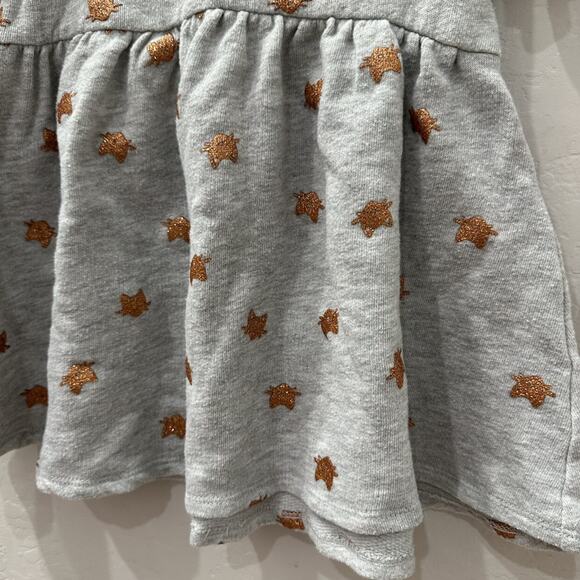 Tucker + Tate Grey Sparkle Cat Flutter Sleeve Dress - Picture 7 of 8